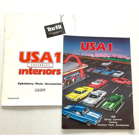 USA1 1987 Vintage Catalogs Chevrolet Interiors (2) - Picture 1 of 8